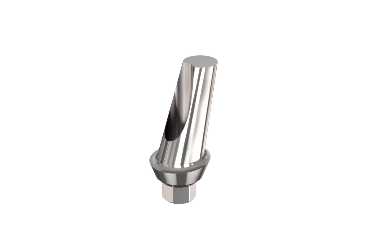 Alef 15° angled abutment with shoulder by MSDI – view 1