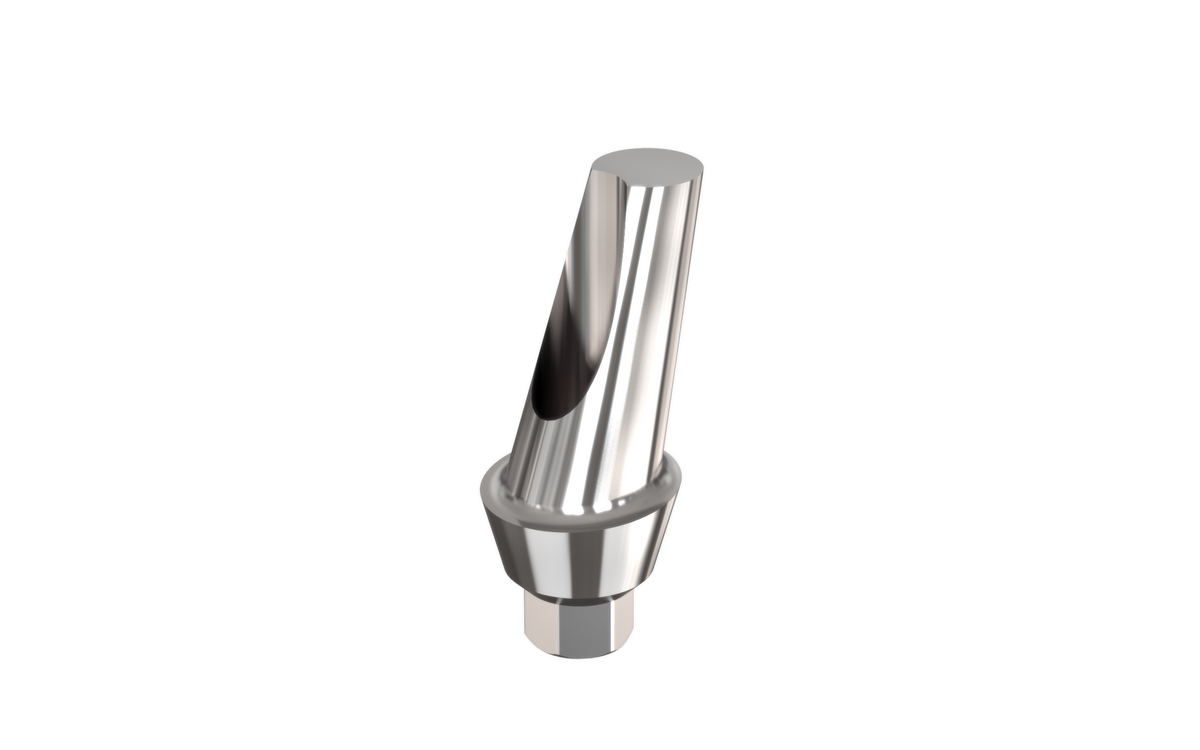 Alef 15° angled abutment with shoulder by MSDI – view 2