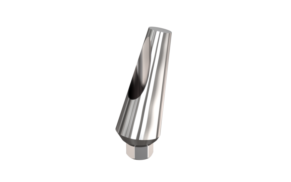 Alef 15° angled abutment by MSDI – long