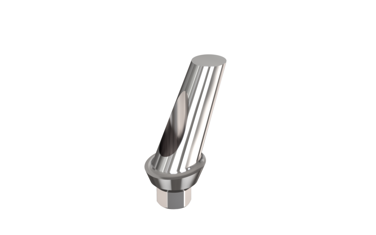 Alef 25° angled abutment with shoulder by MSDI – view 1