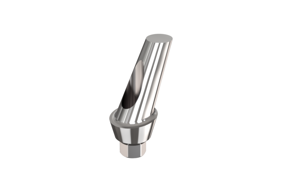 Alef 25° angled abutment with shoulder by MSDI – view 2