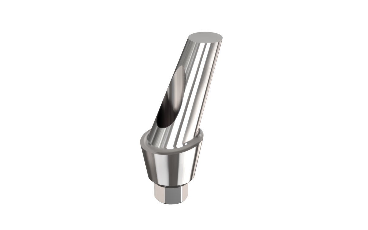 Alef 25° angled abutment with shoulder by MSDI – view 3