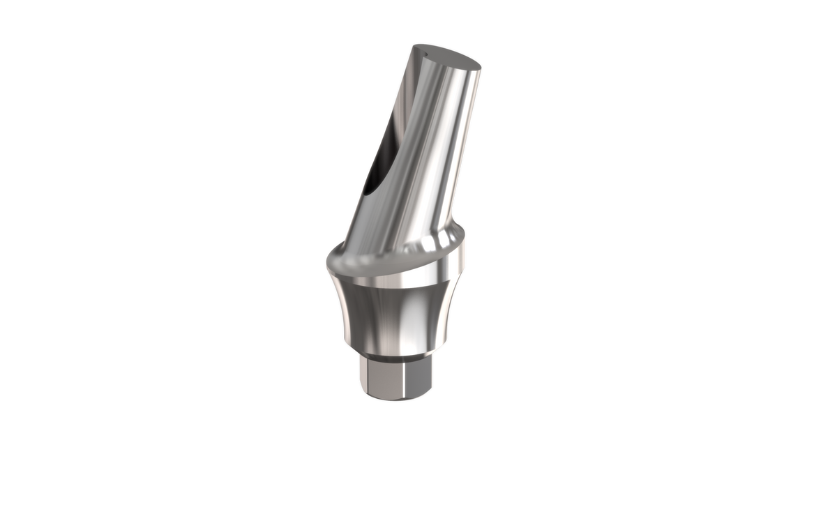 Alef angled abutment with shoulder by MSDI – side view
