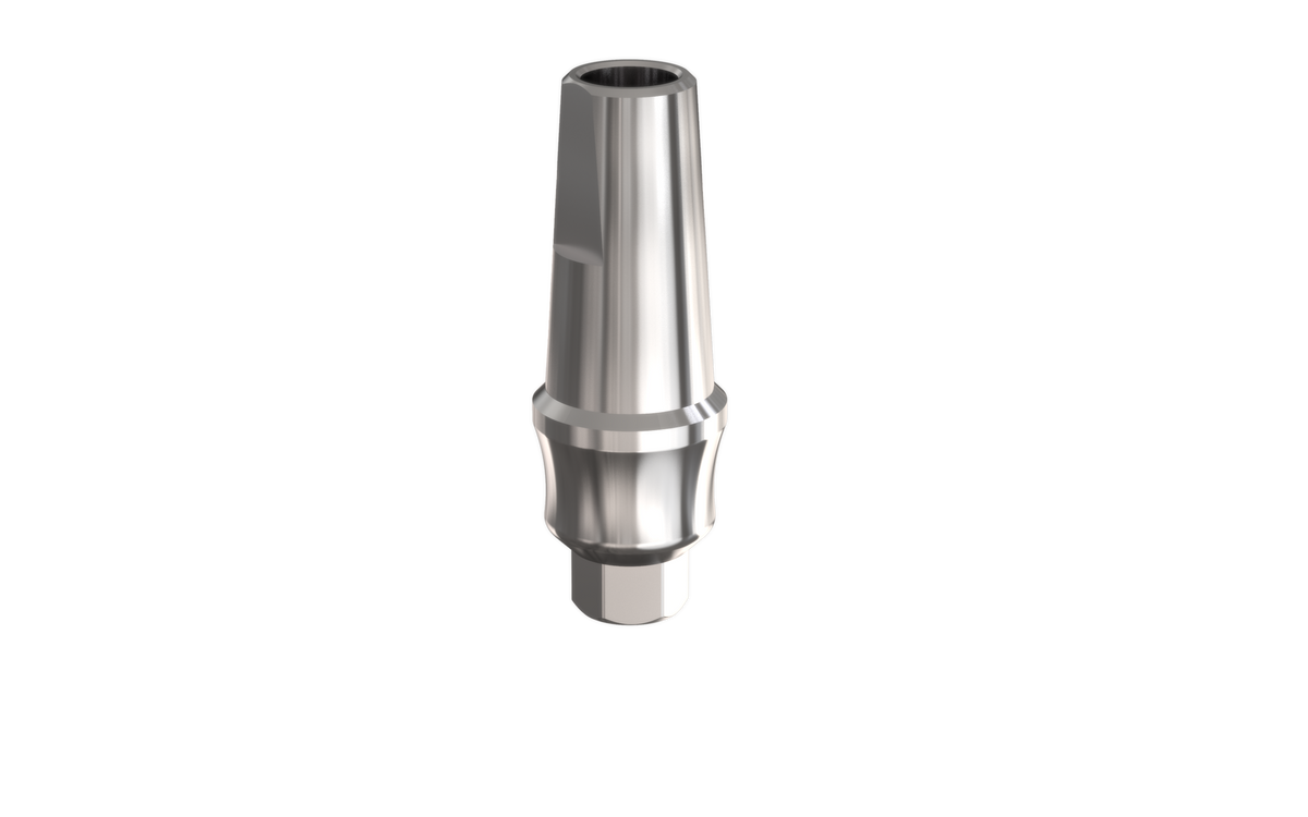 Alef straight abutment with shoulder by MSDI – side view