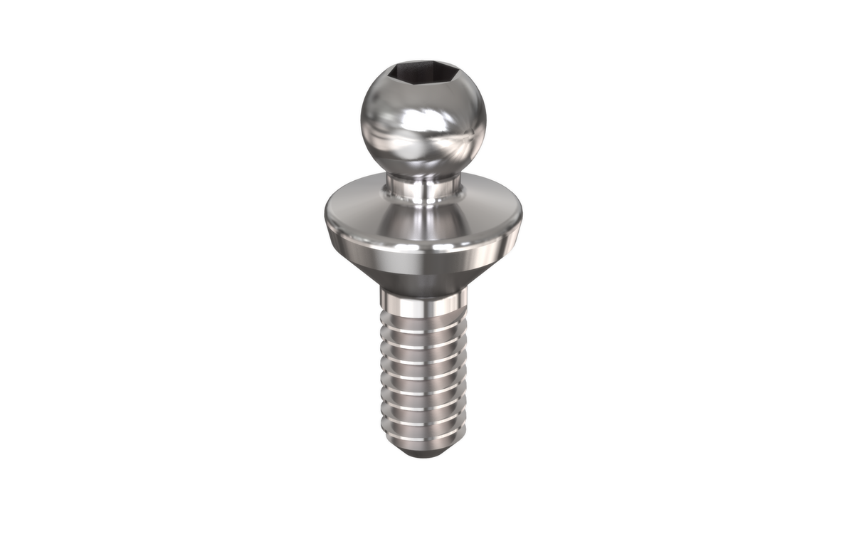 Alef ball attachment for overdentures by MSDI – view 1