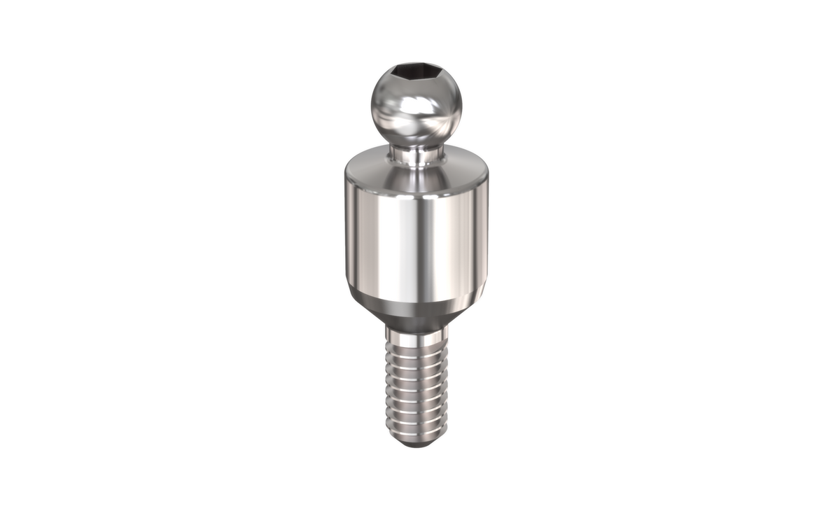 Alef ball attachment for overdentures by MSDI – view 4