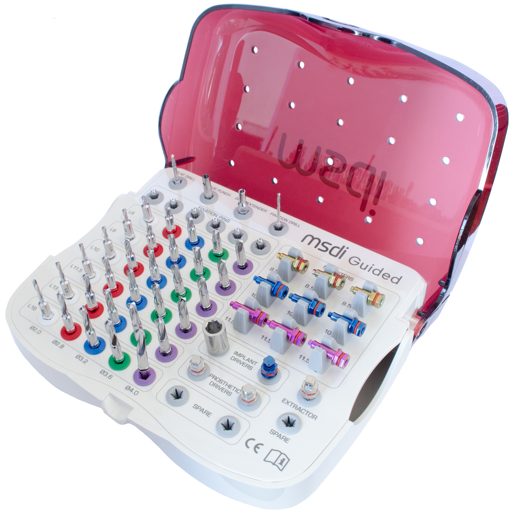 MSDI Guided Surgical Kit – top view