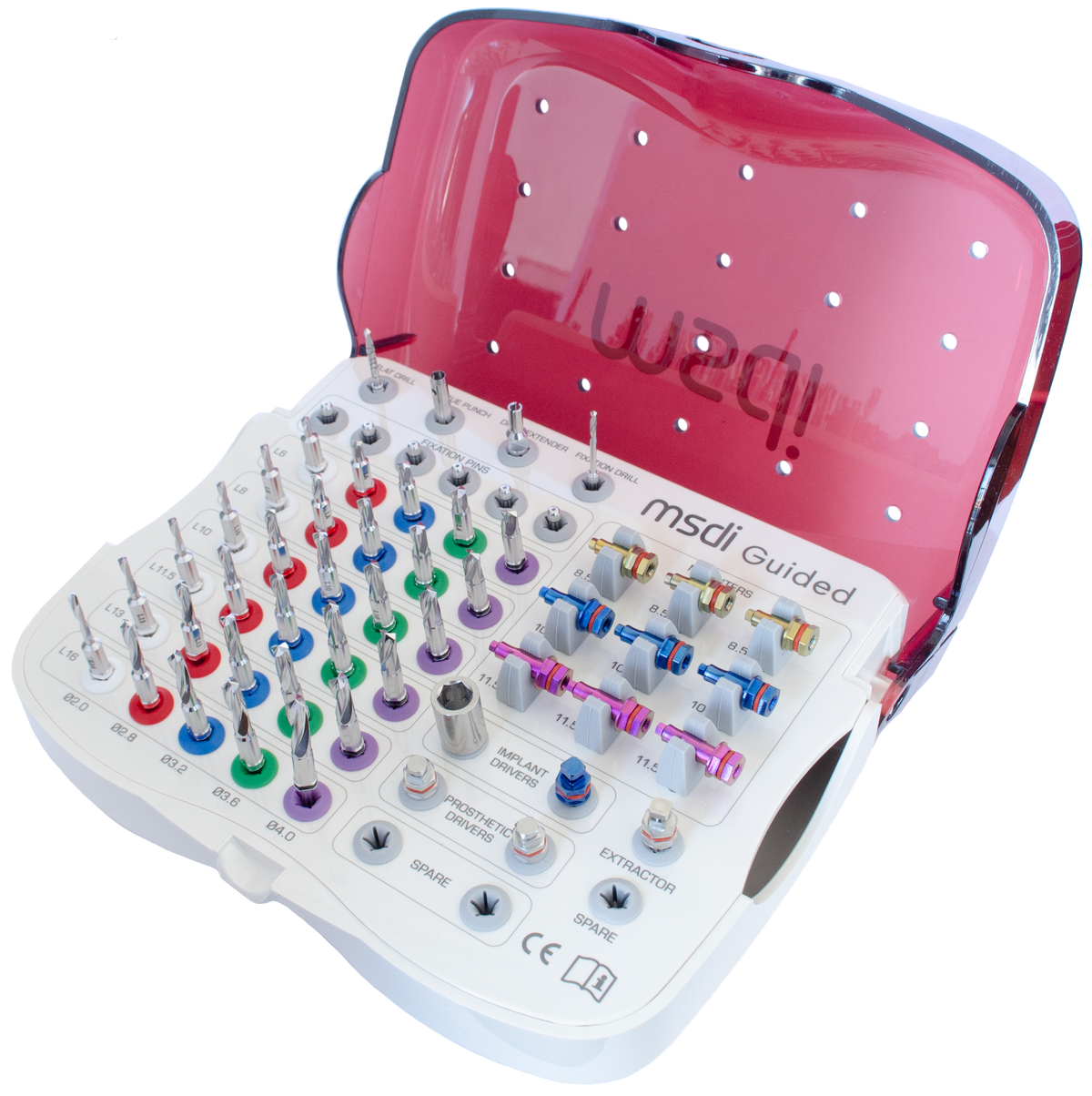 MSDI Guided Surgical Kit – top view