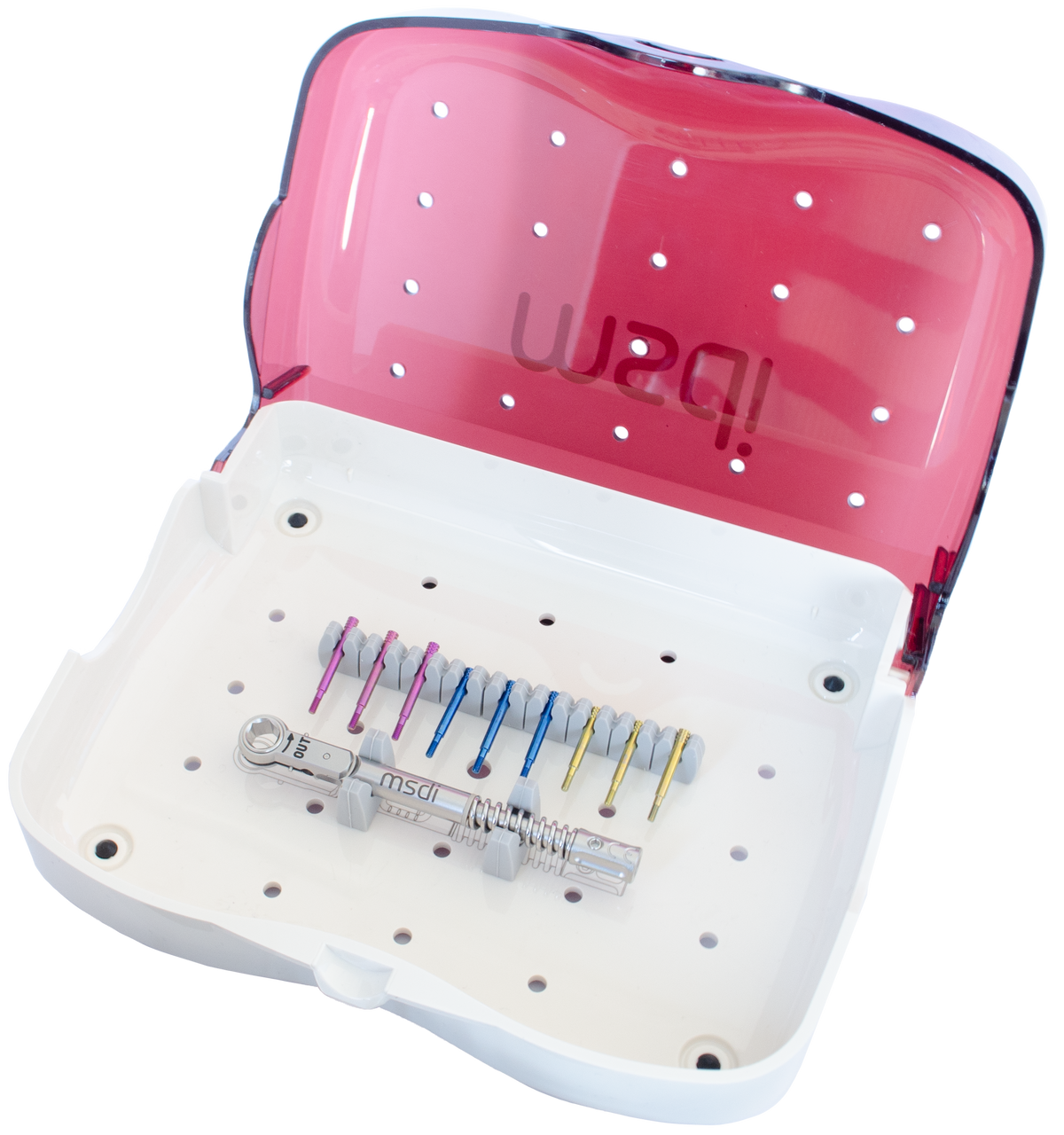 MSDI Guided Surgical Kit – underside view
