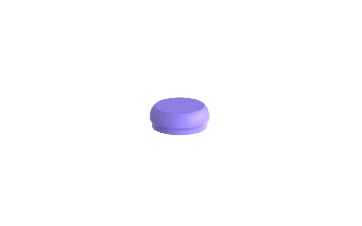 Lock attachment overdenture component by MSDI – view F