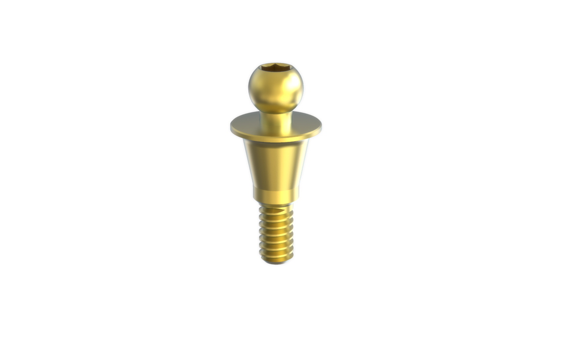 Conix narrow platform ball attachment by MSDI – view 1