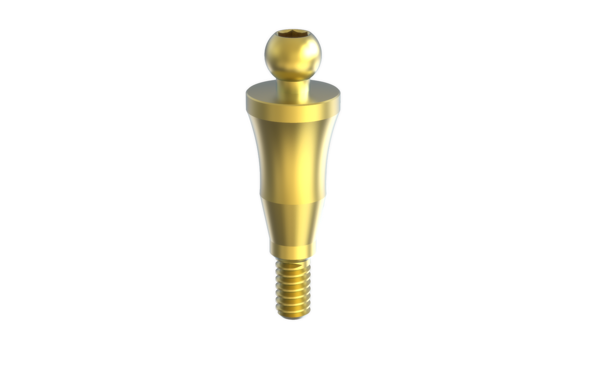 Conix ball attachment for overdentures by MSDI – view 5