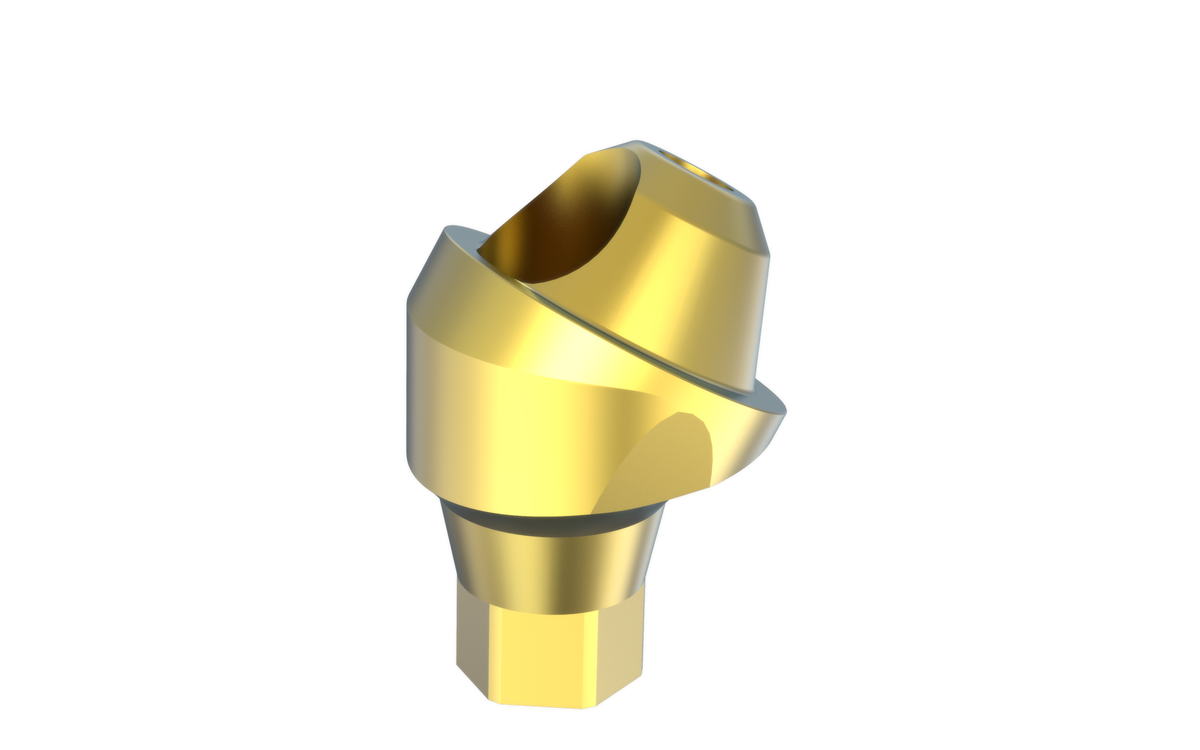 Conix narrow platform 30° angled multi-unit abutment by MSDI – view 1