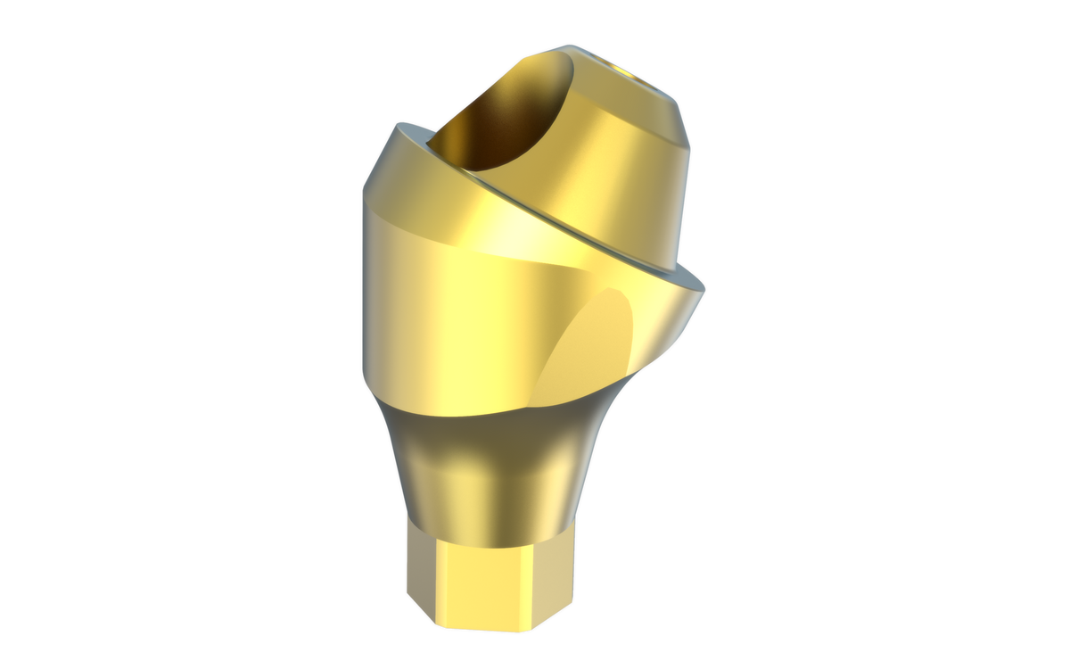 Conix narrow platform 30° angled multi-unit abutment by MSDI – view 2