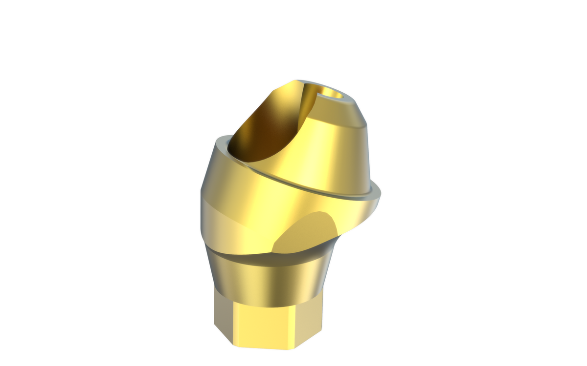Conix regular platform 17° angled multi-unit abutment by MSDI – view 1