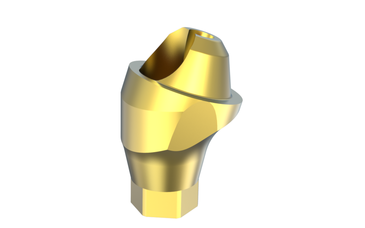 Conix regular platform 17° angled multi-unit abutment by MSDI – view 2