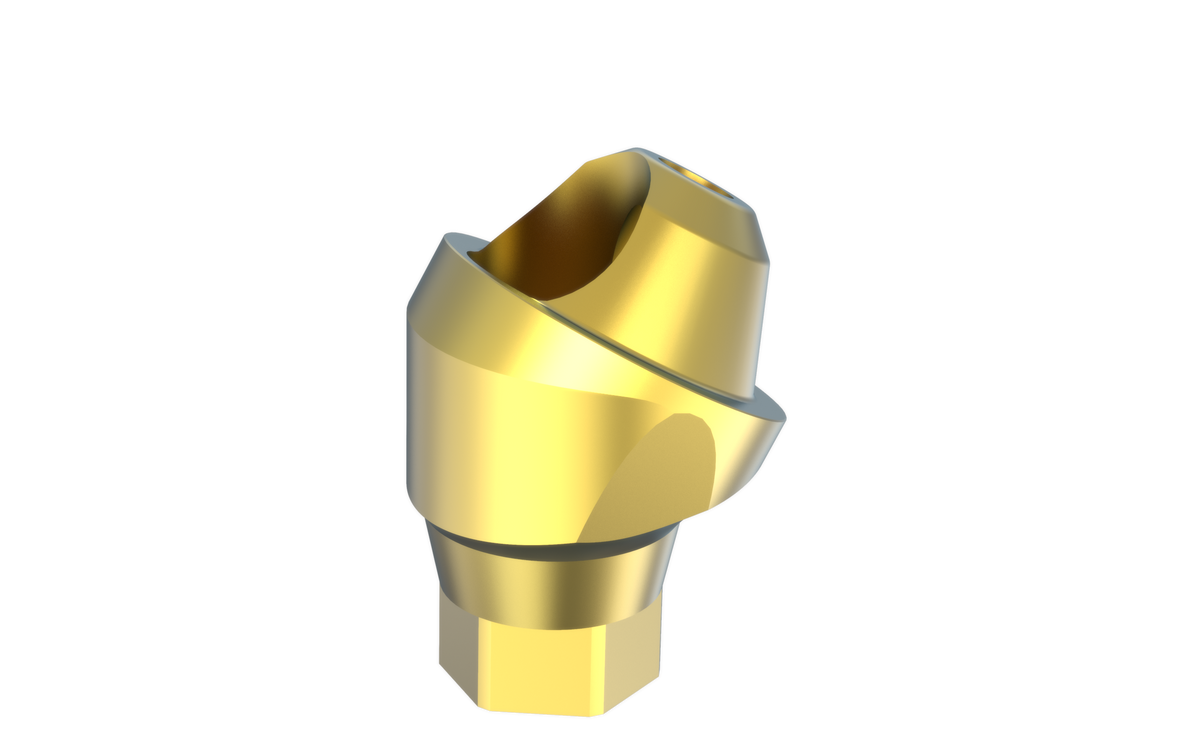 Conix regular platform 30° angled multi-unit abutment by MSDI – view 1