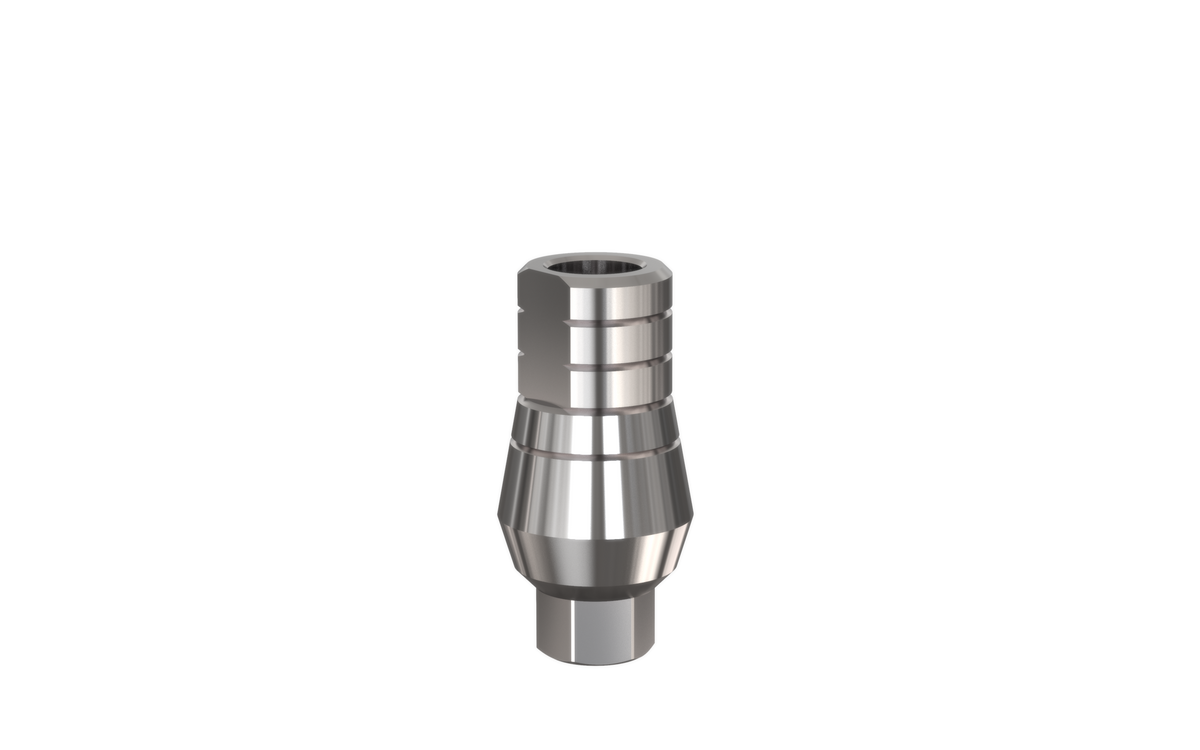 Alef straight abutment by MSDI – 7 mm, view 2
