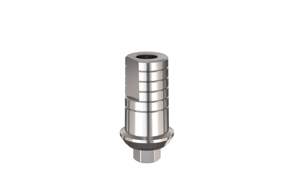 Alef wide straight abutment with shoulder by MSDI – view 1