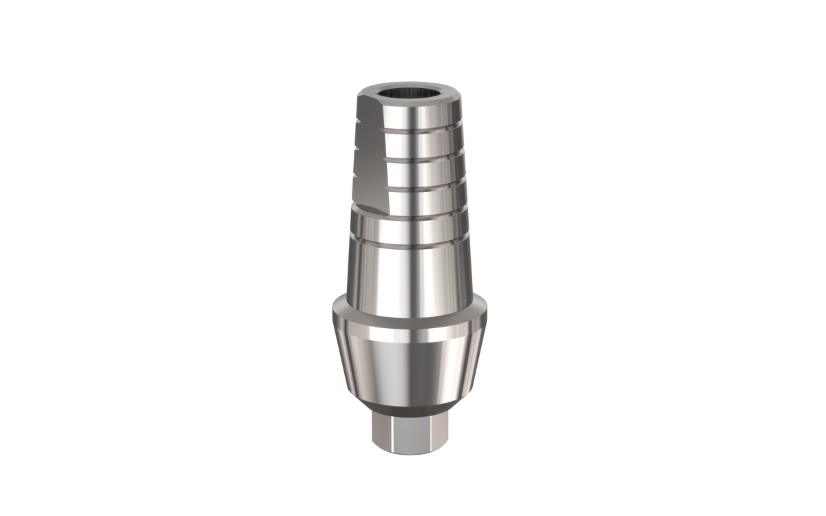 Alef wide straight abutment with shoulder by MSDI – view 3