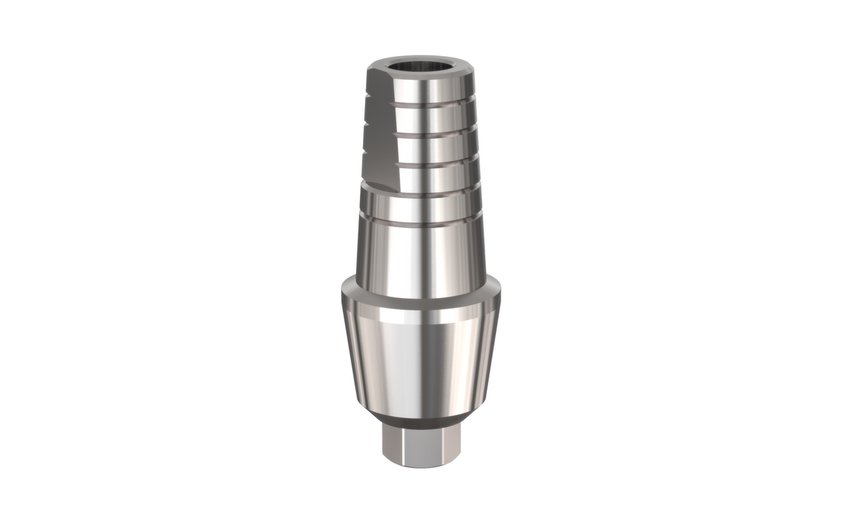 Alef wide straight abutment with shoulder by MSDI – view 4