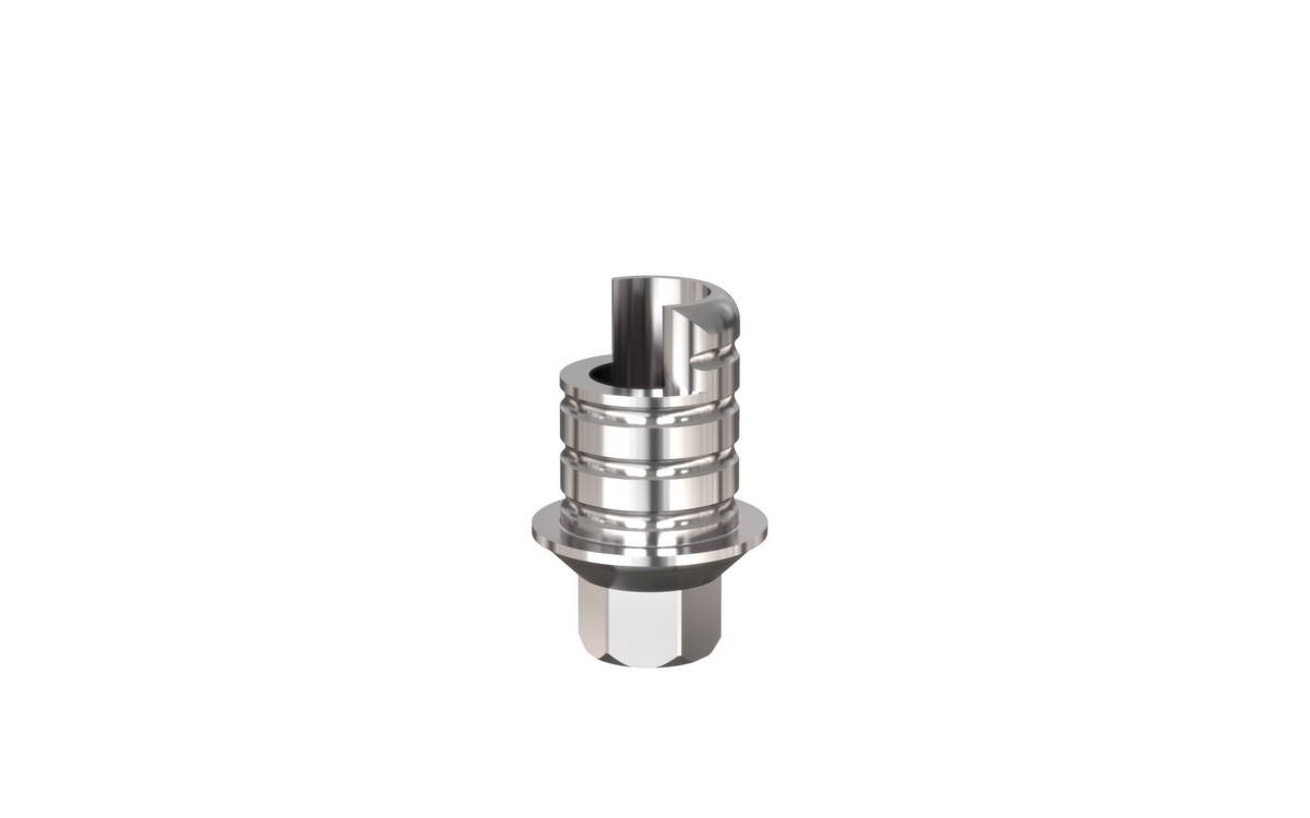 Alef Ti-Base abutment by MSDI – non-rotational, view 1