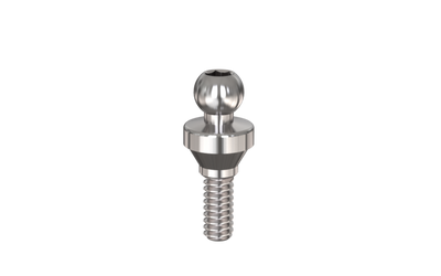 Til ball attachment for overdentures by MSDI – view 1
