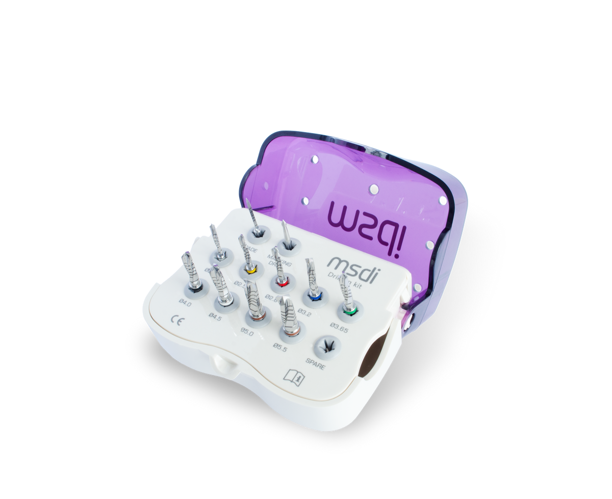 MSDI drill kit for dental implant surgery