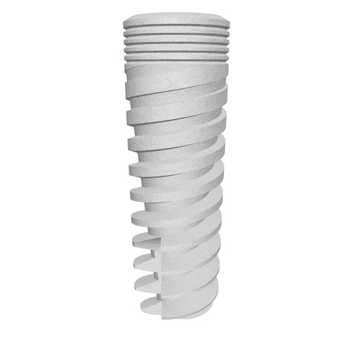 Interactive 3D model of the MSDI Alef dental implant, Ø4.2 × 13 mm, with SLA surface